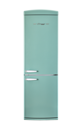 Unique Appliances - Classic Retro 23.8 in 11.7 cu. ft. Frost Free Retro Bottom Freezer Refrigerator ENERGY STAR - Ocean Mist Turquoise