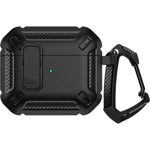 SaharaCase - Raider Series Heavy-Duty Case for Apple AirPods 4 - Scorpion Black