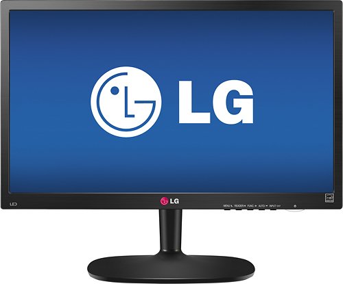  LG - 21.5&quot; LED HD Monitor - Black