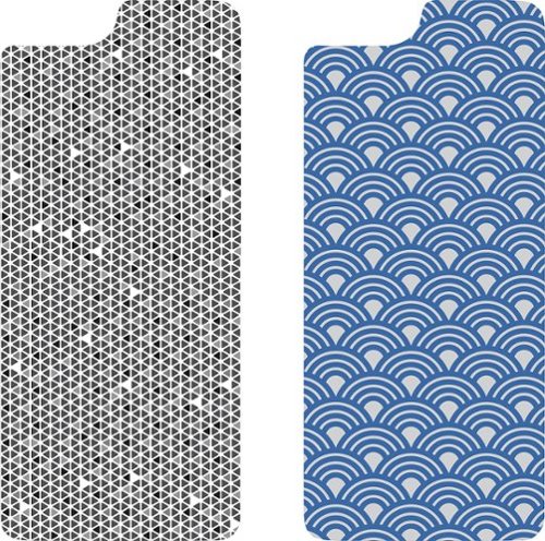 OtterBox - Symmetry Series Hard Shell Insert for Apple® iPhone® 6 and 6s - Tri-Grid Gray/Blue Arches-Front_Standard 