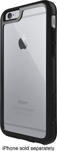 OtterBox - Symmetry Series Hard Shell Case for Apple® iPhone® 6 and 6s - Clear/Black-Front_Standard 