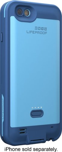  LifeProof - fre Power Waterproof Battery Case for Apple® iPhone® 6 - Blue/Light Blue