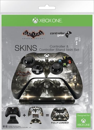  Controller Gear - Batman: Arkham Knight Controller and Controller Stand Skin Set for Xbox One - Multi