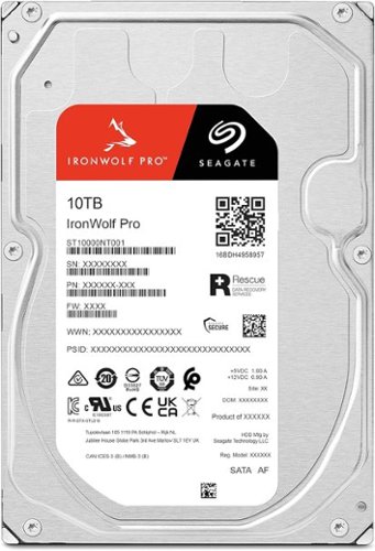 Seagate IronWolf Pro 10 TB Enterprise NAS Internal HDD –CMR 3.5