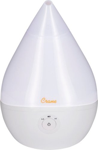  CRANE - 0.5 Gal. Droplet Ultrasonic Cool Mist Humidifier - White