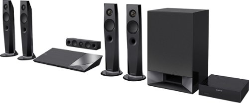  Sony - 1000W 5.1-Ch. 3D / Smart Blu-Ray Home Theater System - Black