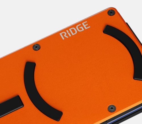 The Ridge Wallet MAGSAFE WALLET- Basecamp Orange WORLDWIDE DELIVERY
