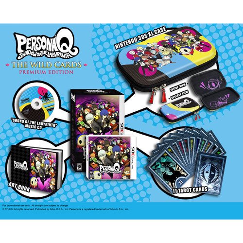  Persona Q: Shadow of the Labyrinth - The Wild Cards Premium Edition - Nintendo 3DS