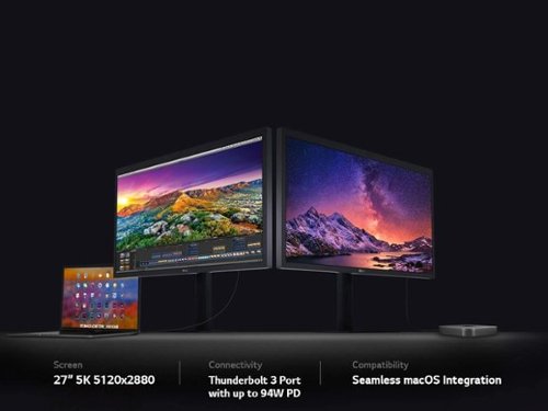 LG 27MD5KL B UltraFine 5K Display Bundle 27