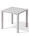Crestlive Products - Aluminum Square Side Table Small Patio Coffee Bistro - Beige-Front_Standard