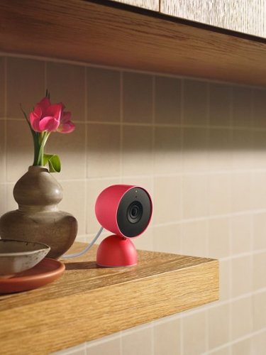 Google Nest Cam Indoor (wired, 3rd gen) - Latest Model - 2K Video and Gemini - Berry BUY IN GERMANY