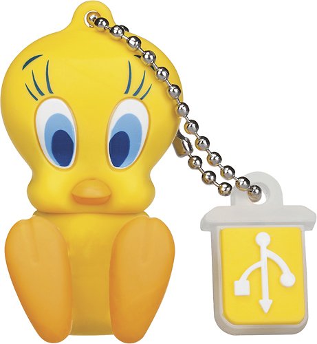  EMTEC - Looney Tunes Tweety 8GB USB 2.0 Flash Drive - Yellow