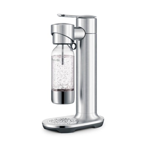 Breville - the InFizz Aqua Bundle w/CO2, Brushed Stainless - Brushed Stainless Steel