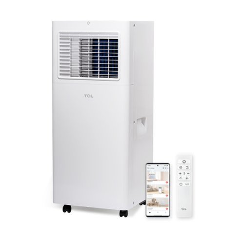 TCL - 250 Sq. Ft. 6,000 BTU Smart Portable Air Conditioner 3-in-1 with AC, Fan & Dehumidifier - White - image 2