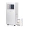 TCL - 250 Sq. Ft. 6,000 BTU Smart Portable Air Conditioner 3-in-1 with AC, Fan & Dehumidifier - White-Front_Standard