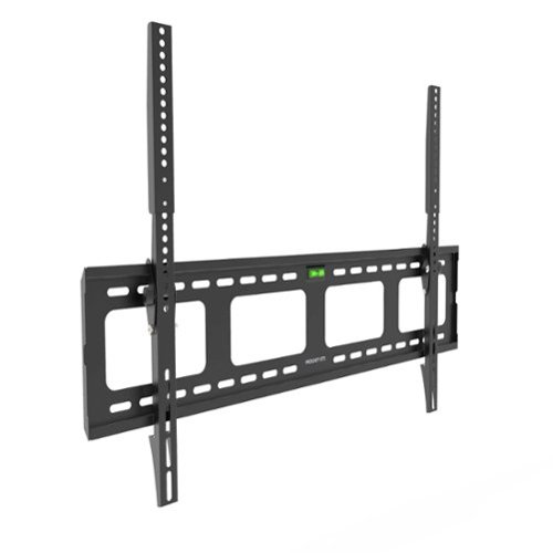Mount-It! - Premium Large Screen Wall Mount for 43"–90" TVs, Slim Profile, Heavy-Duty Steel - Black-Front_Standard 