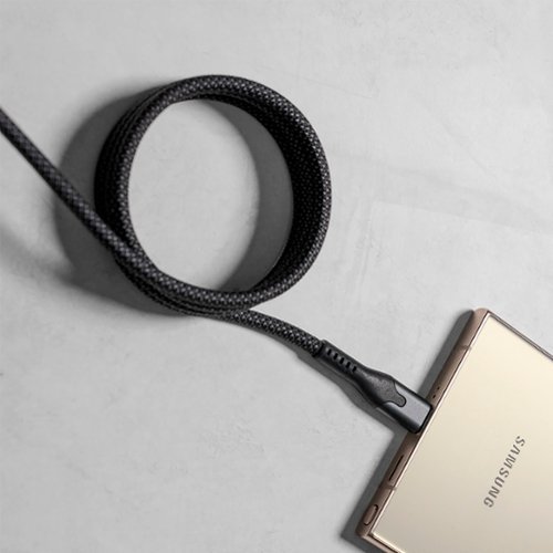 STATIK Magstack Pro 3 Foot USB-C to USB-C Magnetic Charging Cable - Black BUY IN EUROPE