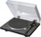 Denon - DP-300F Fully Automatic Analog Turntable with Built-In Phono Equalizer, Unique Tonearm Design, Slim Design - Black-Angle_Standard