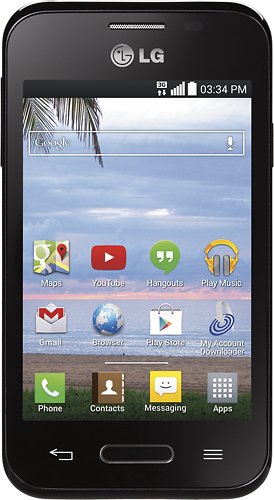  Tracfone - LG L34C Optimus Fuel No-Contract Cell Phone