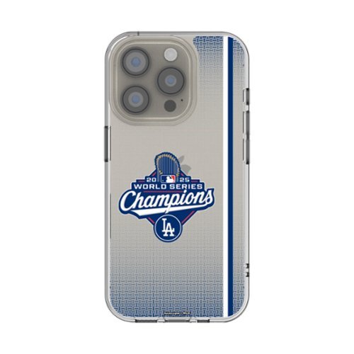 Keyscaper - MLB - Los Angeles Dodgers 2025 World Series Champions iPhone Clear Case - 16e - Multicolor-Front_Standard 