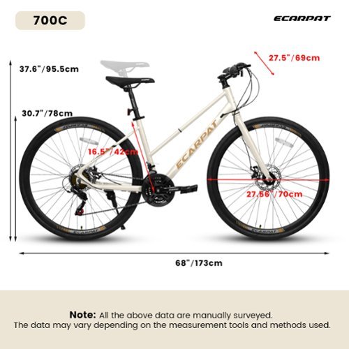 Anysun 700Cx35 Road Bike 21 Speed, Disc Brakes, Aluminum Alloy