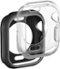Insignia™ - Bumper Cases for Apple Watch 42mm (2-Pack) - Black/Clear-Angle_Standard