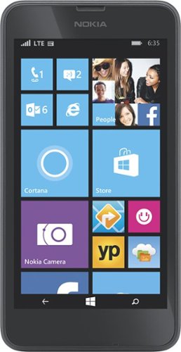  AT&amp;T Prepaid - AT&amp;T Microsoft Lumia 635 4G No-Contract Cell Phone - Black