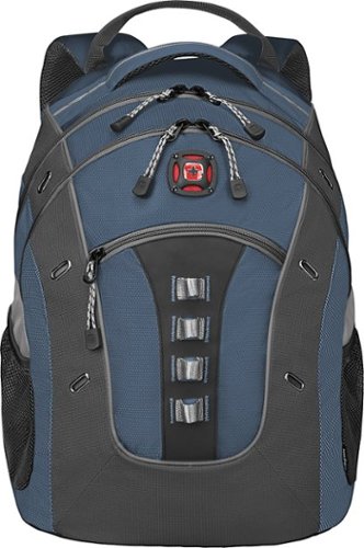  SwissGear - Granite Laptop Backpack - Blue/Gray