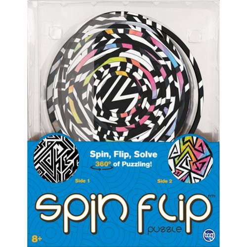 TCG Toys Spin Flip: Puzzle Abstract Fun - 2-In-1: Double-Sided Puzzle,Ages 8+ GLOBAL SHIPPING