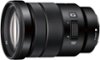 Sony - E PZ 18-105mm f/4.0 G OSS Power Zoom Lens for Select E-Mount Cameras - Black-Front_Standard