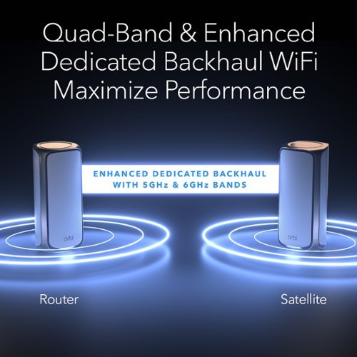 NETGEAR Orbi 970 Series BE27000 Quad-Band Mesh Wi-Fi 7 System (3-pack) - White HOW TO BUY