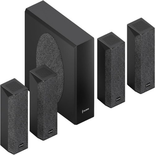 Valerion - ThunderBeat 4.1.2 Wireless Dolby Atmos Home Theater System, 720W Surround Sound, Subwoofer & 4 Speakers, <30ms Latency - Black-Front_Standard 