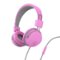 JLab - JBuddies Studio On-Ear Kids Wired Headphones - Pink/Gray-Front_Standard