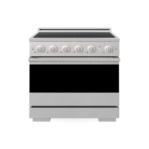 ZLINE - 36 in. 5.2 cu. ft. Marino Freestanding Induction Range with 5 Burners and Convection Oven - Stainless Steel