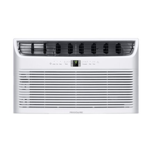 Frigidaire - 115V 10,000 BTU 450 Sq. Ft. Smart Wall Air Conditioner - White-Front_Standard 