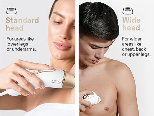 Braun Pro5 PL5147 IPL Hair Removal Kit for Men & Women - White-Gold BUY IN SINGAPORE