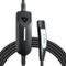 Lectron - Tesla NACS Level 1/2 NEMA 14-50/5-15 Portable Electric Vehicle (EV) Charging Station-up to 40A - Black-Front_Standard