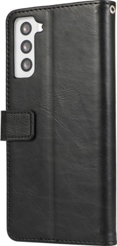 SaharaCase Genuine Leather Folio Wallet Case for Samsung Galaxy S24+ - Black WORLDWIDE DELIVERY