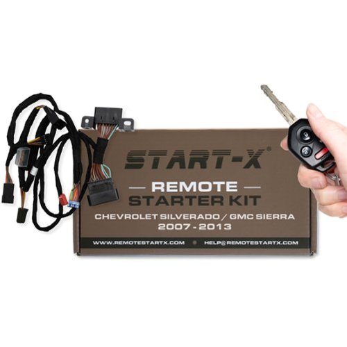 Start-X - Remote Start System for Select 2007-2013 Chevrolet Silverado and GMC Sierra Trucks - Black-Front_Standard 
