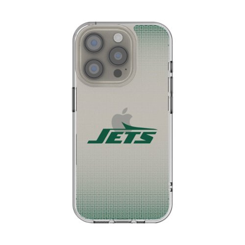 Keyscaper - NFL - New York Jets - Linen Logo iPhone Clear Case - 13 mini - Multicolor-Front_Standard 