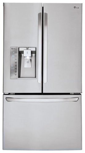  LG - 29.8 Cu. Ft. French Door Smart Refrigerator with Thru-the-Door Ice and Water