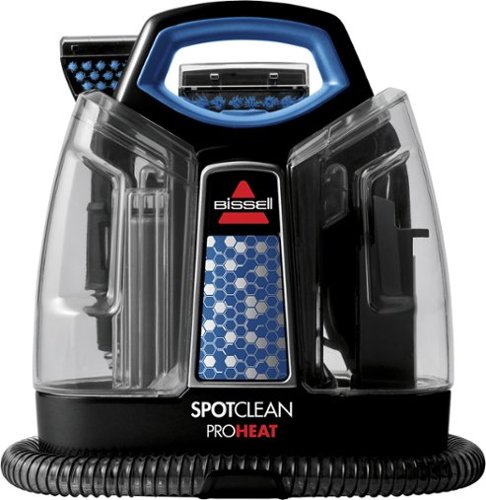  BISSELL - SpotClean ProHeat Handheld Deep Cleaner - Black/Motley Blue