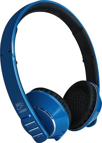  MEE audio - Air-Fi Runaway Wireless Headphones - Blue/Black