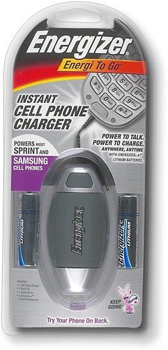  Energizer - Energi-To-Go Battery Operated Instant Cell Phone Charger