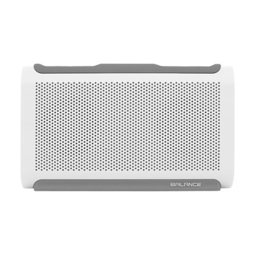 BRAVEN - Balance Portable Bluetooth Speaker - Alpine White/Gray-Front_Standard 