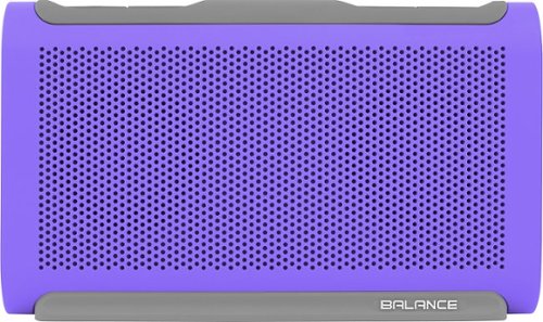  BRAVEN - Balance Portable Bluetooth Speaker - Periwinkle Purple/Gray