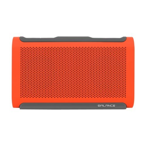 BRAVEN - Balance Portable Bluetooth Speaker - Sunset Orange/Gray-Front_Standard 