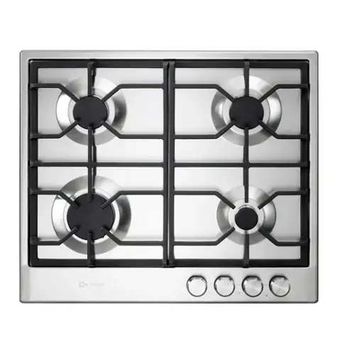 Front. Verona - Verona 24" Designer Gas Cooktop with 4 Sealed Burners in Stainless Steel - Stainless Steel.
