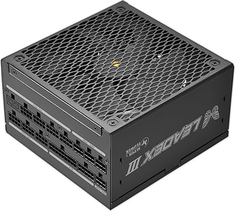 Super Flower - LEADEX III Gold SF-850F14GE 850W Power Supply - Black-Front_Standard 