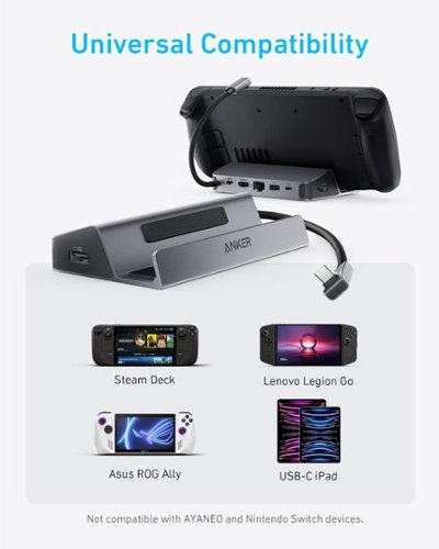 Anker Steam Deck Dock, Docking Station for Steam Deck (OLED)/ROG